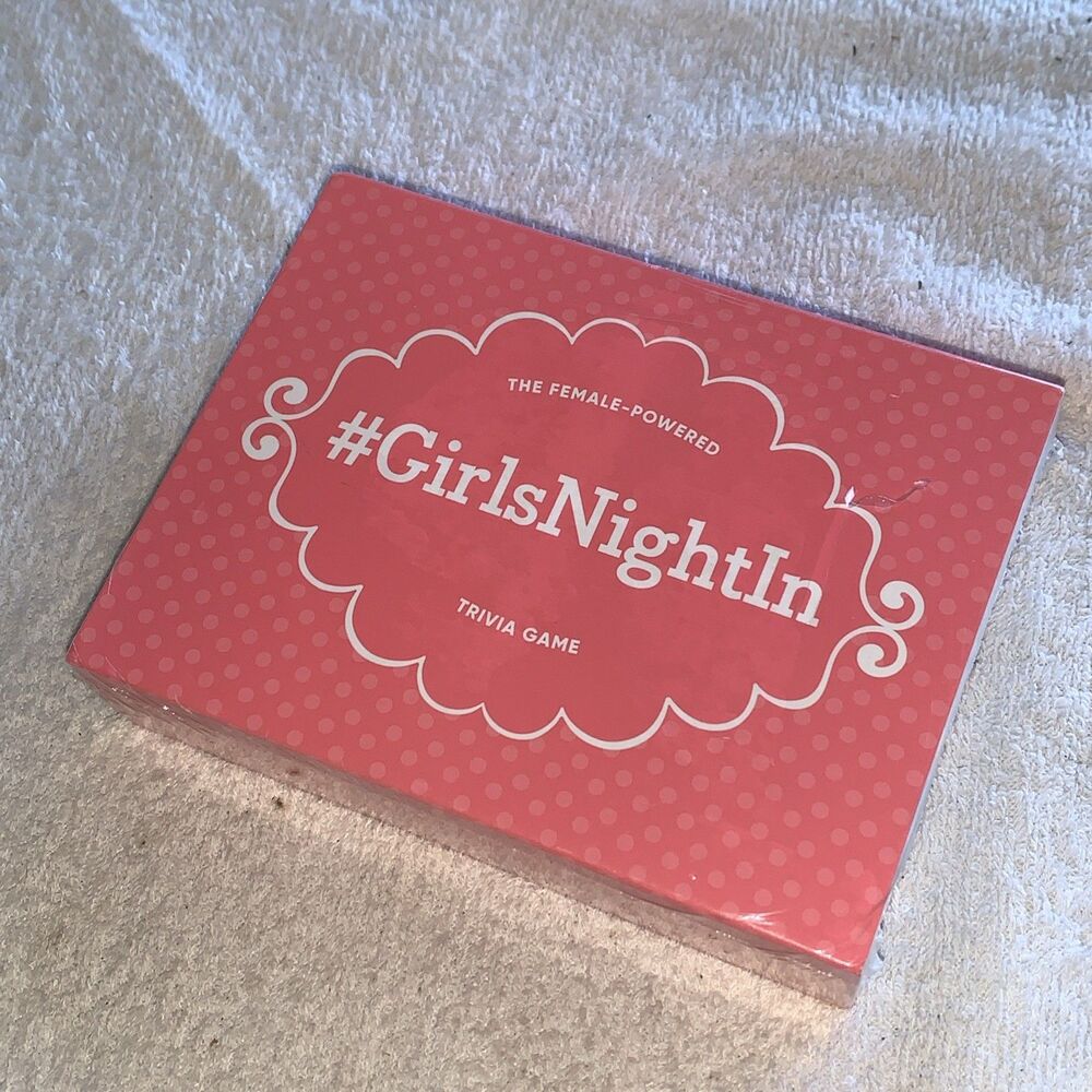 #GirlsNightIn Female-Powered Trivia Game Complete Boxed Game Ages 17+ Girls